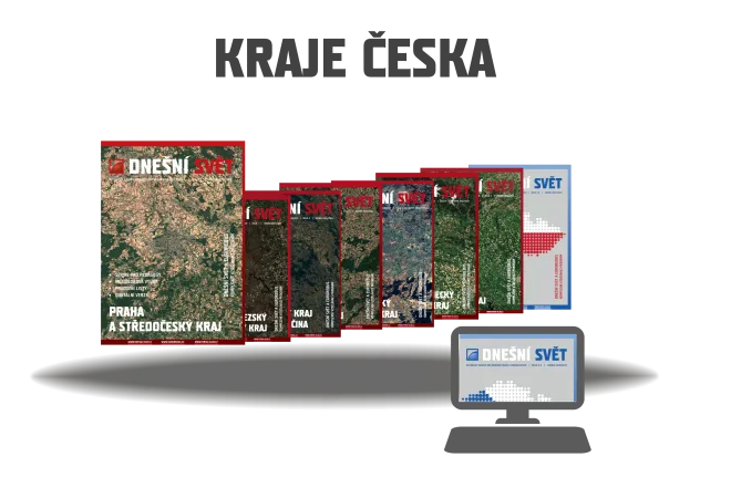 časopis Dnešní svět – téma Kraje Česka (8 čísel)