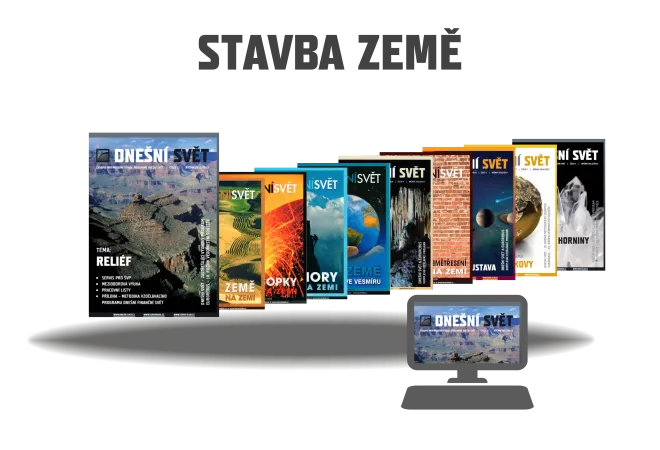 časopis Dnešní svět – téma Stavba Země (10 čísel)