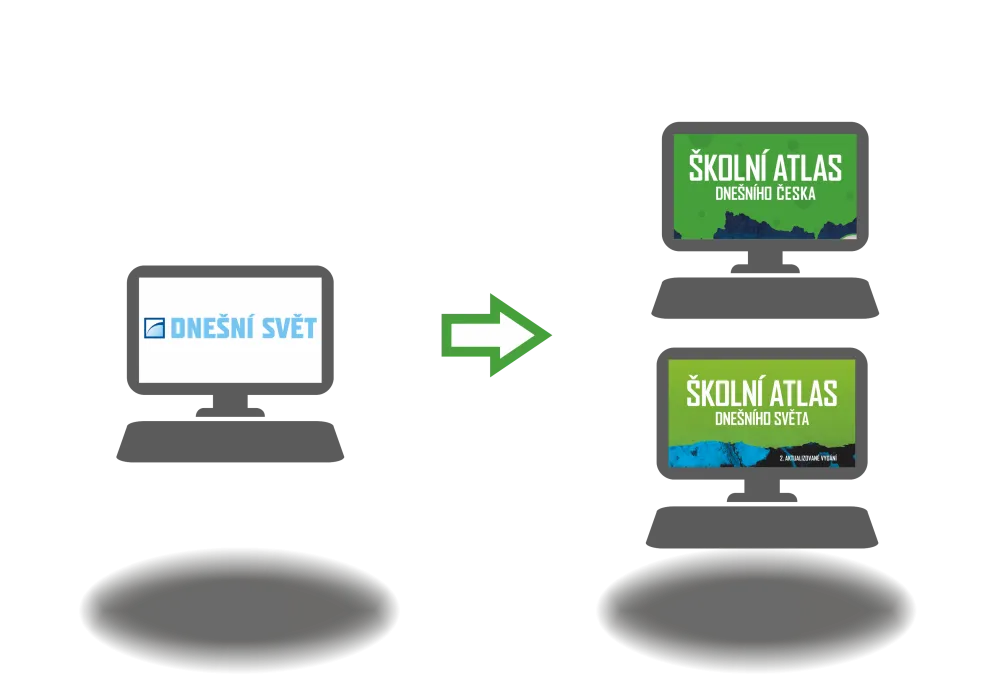 Set obou atlasů v online verzi