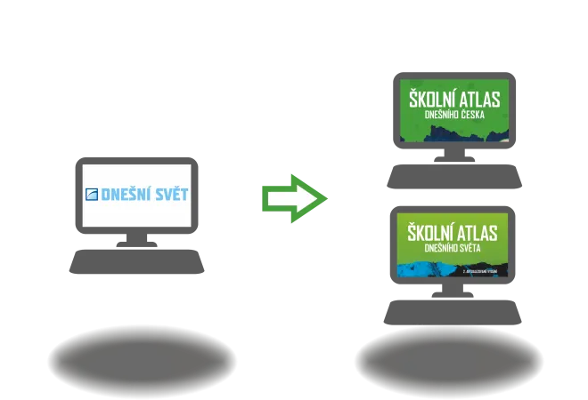 Set obou atlasů v online verzi