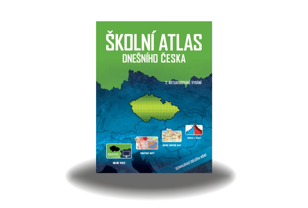 Školní atlas dnešního Česka